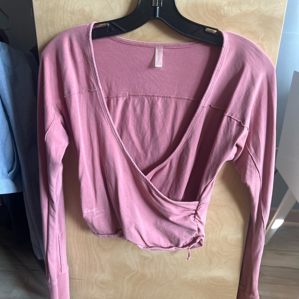 Pink Wrap Top